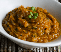SIBO friendly Chunky Roast Pumpkin and Macadamia Dip (photo and recipe courtesy of Rebecca Combes #thehealthygut)